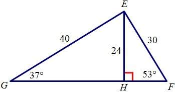 Which theorem or postulate justifies that angle hef ~ angle hge ?  a. aa similarity pos