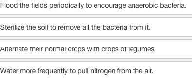 If farmers wanted to increase the amount of naturally occurring nitrate in their farm fields so that