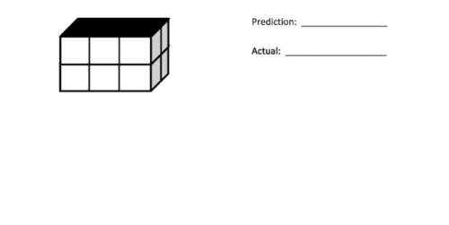 Predict how many centimeter cubes will fit in the box, and briefly explain your prediction. us
