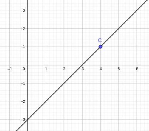 6.Line 2x -2y = 6 is transformed by a dilation a scale factor of 2 and centered at the (4, 1). What