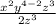 \frac{x^2y^{4-2} z^3 }{2z^3}