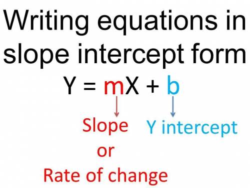 Write the equation in slope-intercept form with y intercept of −3 and an x intercept of −4.5.