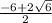 \frac{-6 +2\sqrt{6} }{2}