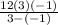 \frac{12(3)(-1)}{3-(-1)}