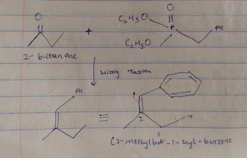 Predict the product of the following Wittig reaction: You may want to draw out the reaction of a sep
