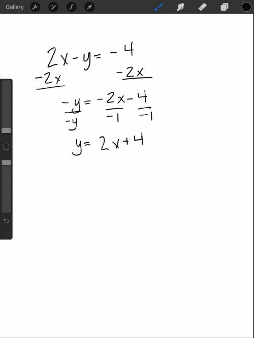 Put the following equation of a line into slope-intercept form, simplifying all
fractions.