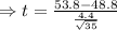 \Rightarrow t=\frac{53.8-48.8}{\frac{4.4}{\sqrt{35}}}