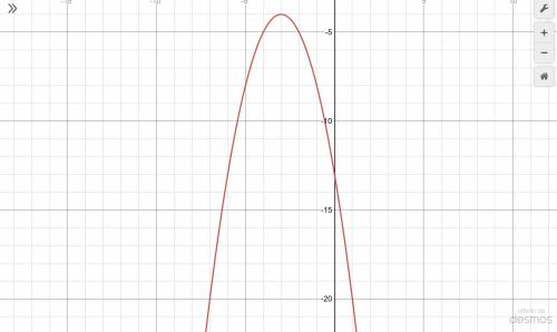 HELP ME PLZ Identify the domain of the graph of y = −x2 − 6x − 13. (1 point) All real numbers x ≤ −4
