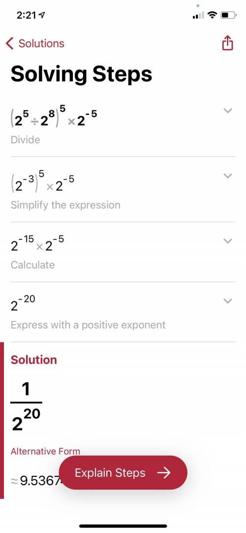 Please help me and use laws of exponentS ​