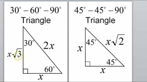 In the right triangle, the length of AC is 50. What is the
length of AB