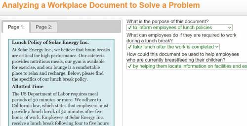What is the purpose of this document?

What can employees do if they are required to work during a l