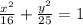 \frac{x^2}{16}+\frac{y^2}{25}=1