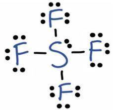 Draw a Lewis structure for SF4 that has minimized formal charges. Include all nonbonding electrons a