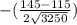 -(\frac{145-115}{2\sqrt{3250}})
