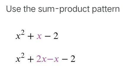 Solve the quadratic equation x²+x-2​