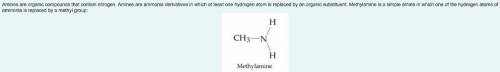 Amines and amides are organic compounds that contain nitrogen. Amines are ammonia derivatives, in wh