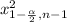 x^2_{1-\frac{\alpha}{2}, n-1 }
