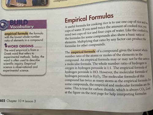 Differentiate between emperical and

molecular formula. Give an example of
a substance having differ