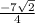 \frac{-7\sqrt{2} }{4}