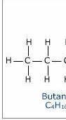 Which molecule is butane?