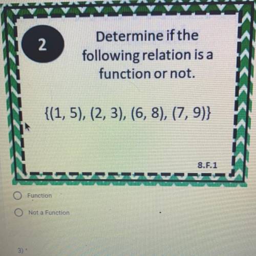 Is this a function or not a function ANSWER ASAP