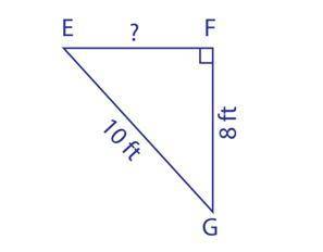 Determine the missing length using the Pythagorean theorem. Round the answer to the nearest tenth. Q