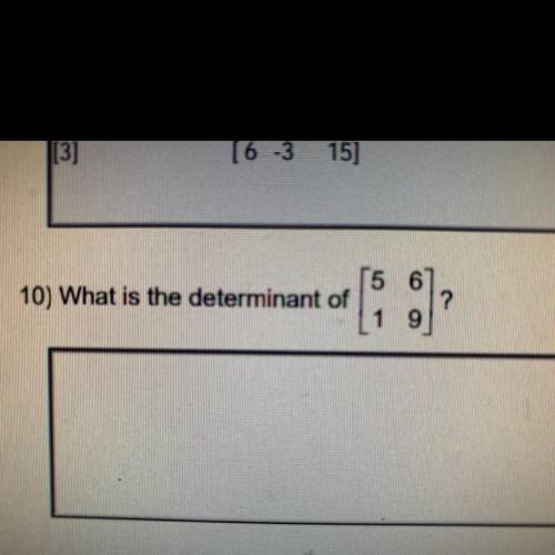 What is the determinant of
