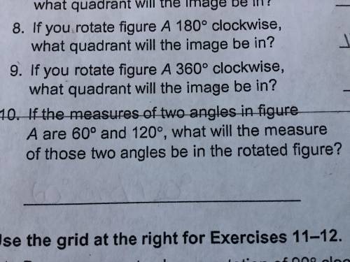 If the measures of two angles in figure A are 60° and 120°, what will the measure of those two angle