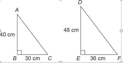 10 POINTS!.A sculptor is planning to make two triangular prisms out of steel. The sculptor will use