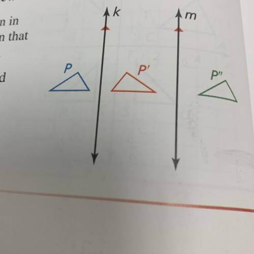 Use the figure. the distance between line k and line m is 1.6 centimeters. what is the distance betw