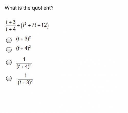 What is the quotient ? (10 points)