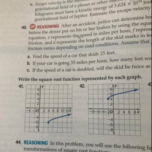 Can someone please help me with number 41