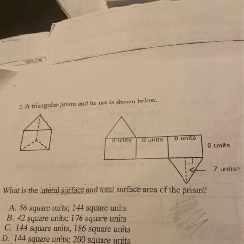 I need help with this and please write how you got the answer to this