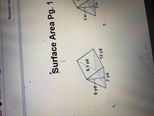 Help please! Find the Surface area. Whoever gets it right ill give Brainliest!