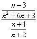 Simplify the complex fraction.
