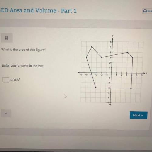 What is the area of this figure? Enter your answer in the box