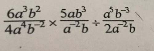 Simplify the following. Express your answer with positive exponents
