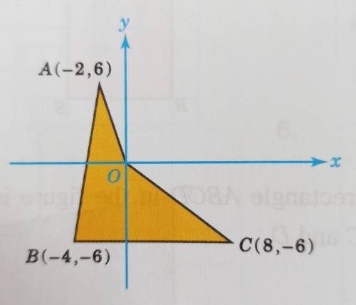 A(-2,6)C(8,-6)B(-4,-6)Find the area of the figure.