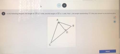 EXTREMELY URGENT GEOMETRY 22 POINTS! In the following diagram, the length of AB is 9 units, and the