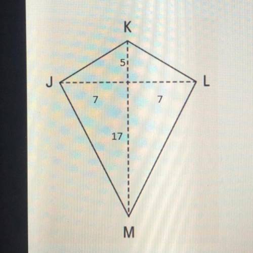 For the given kite, find the length of side LM. wrote your answer in simplest radical form. show all