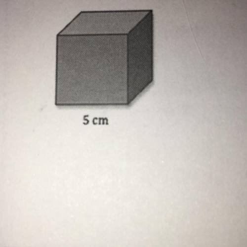 Find the volume of the cube below.