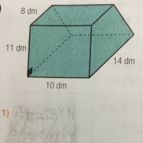 What is the area of the base of this prisme?
