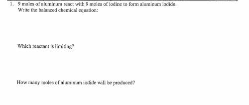 Which reactant is limiting?Show work