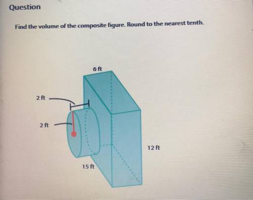 Find the volume of the composite figure. If necessary, round to the nearest hundredth.