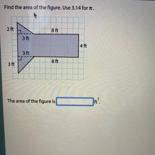 The area of the figure  Plzz help fast
