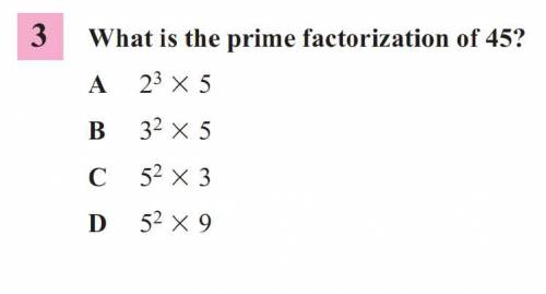 What is the prime factorization of 45