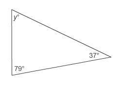 What is the value of y? Enter your answer in the box. y =