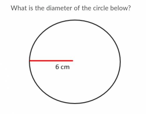 What is the diameter of this circle?