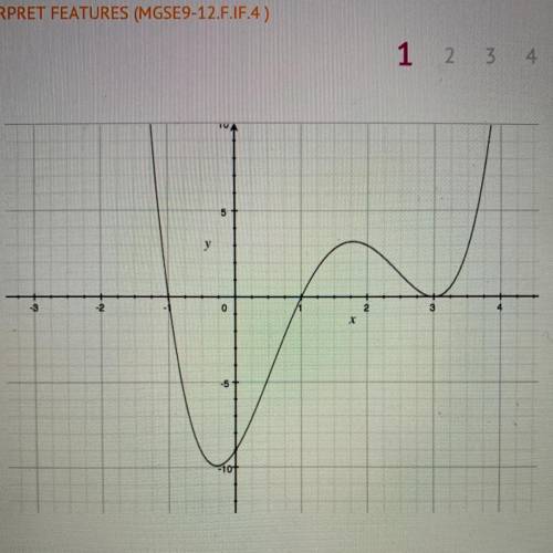 Over which interval(s) is the function increasing ?