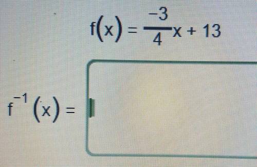 Bottom#4 Find the inverse of the linear function.